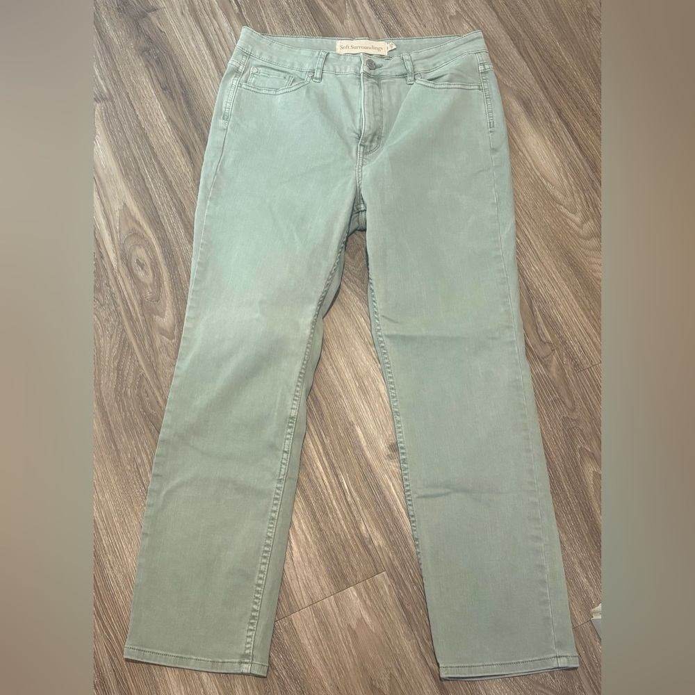 Soft Surroundings Women's Green‎ Jeans